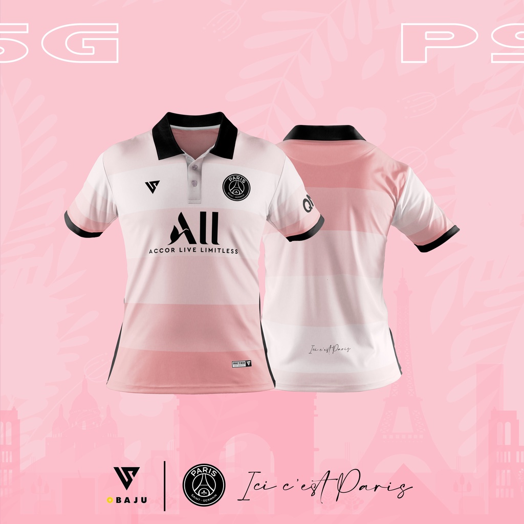 Jersey PSG Pastel, Dry Fit, Full-Sublimation, Microfiber, Limited  Edition Jersey, Sublimation (Pre-Order)