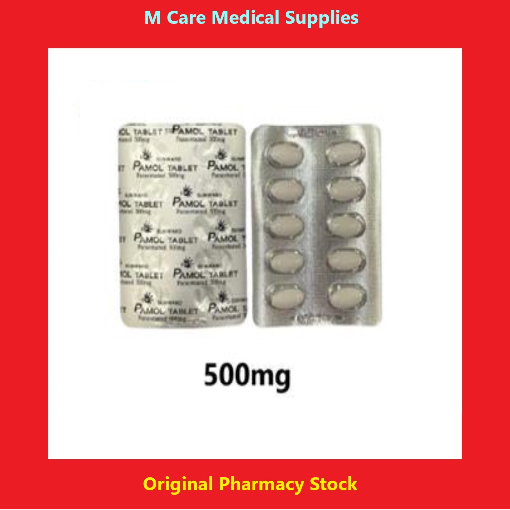 Sunward Pamol Paracetamol 500mg- 10tablets(1strip) | Shopee Malaysia