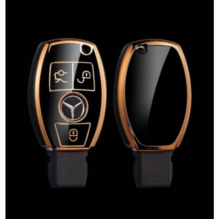 Soft TPU Car Remote Key Case Full Cover Shell Fob for Mercedes Benz A B ...