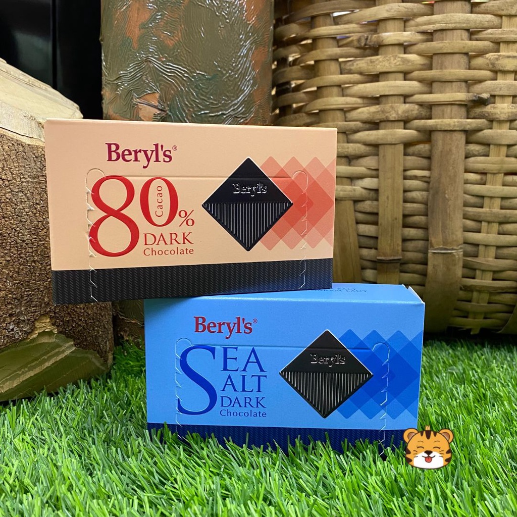 Beryl's 60g Sea Salt Dark Chocolate/80 Dark Chocolate Shopee Malaysia