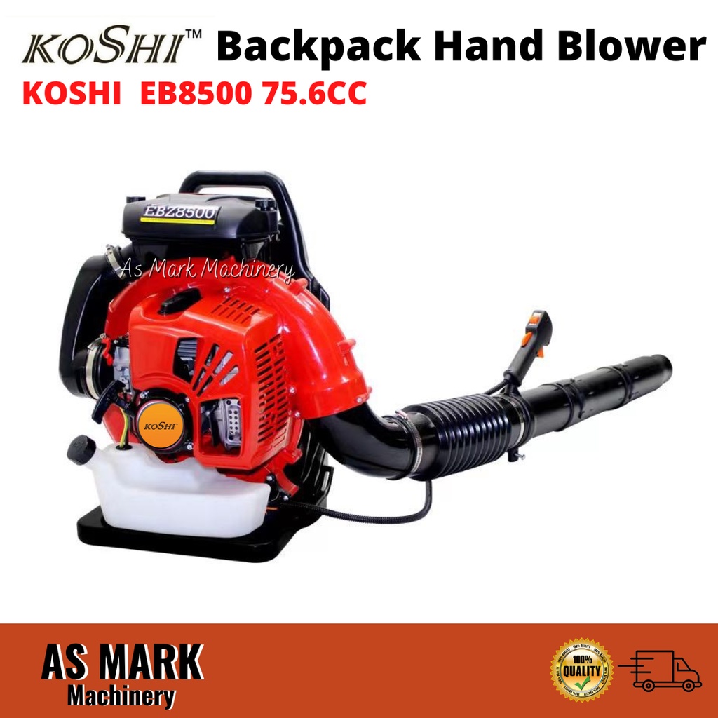 KOSHI EB8500 75.6CC Backpack Blower Strong Power Backpack Leaf Blower