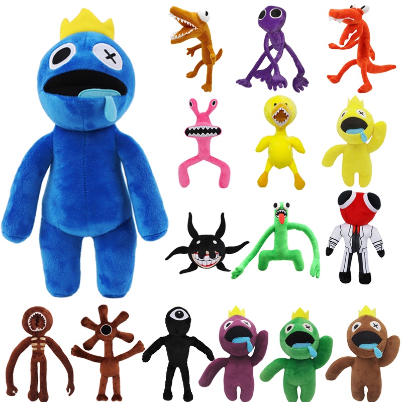 Cheap Rainbow Friends Plush Toys Blue Pink Orange Cartoon Anime