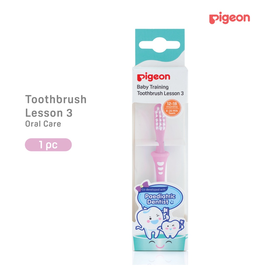 PIGEON Baby Training Toothbrush Lesson 1/2/3/4 Shopee Malaysia