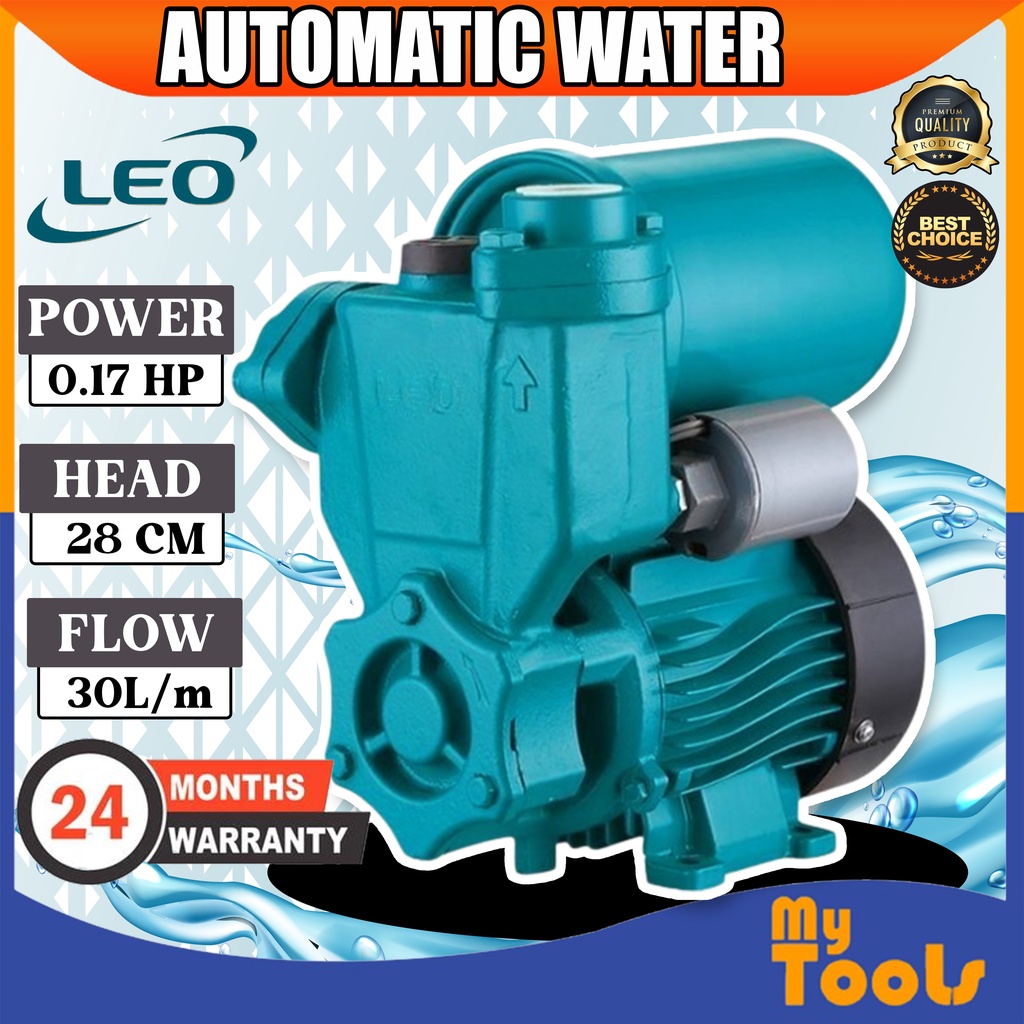 Mytools LEO LKSM130 Automatic SelfPriming Peripheral Water Pump Home