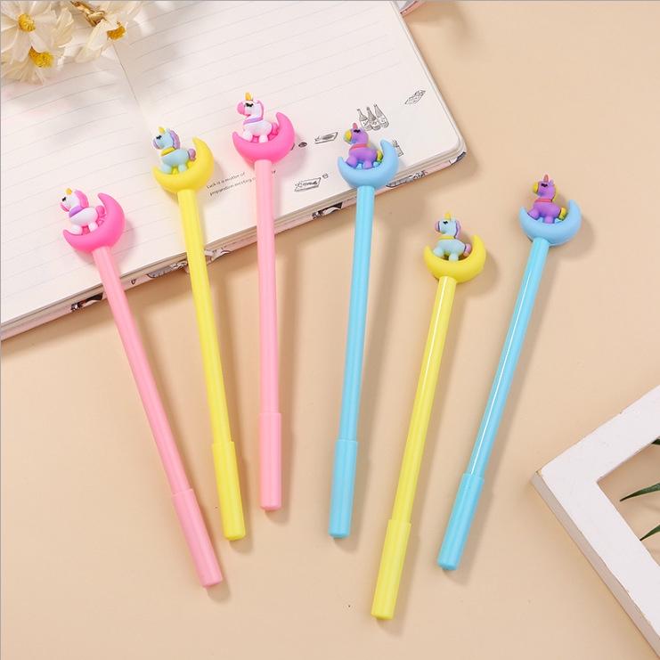 School Cute Stationery Unicorn Birthday Theme Ball Gel Pen Goodies ...