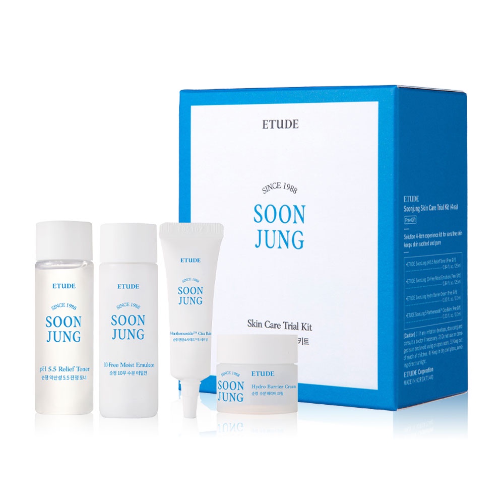 Etude House Soon Jung Skin Care Trial Kit Set (4 items) Shopee Malaysia