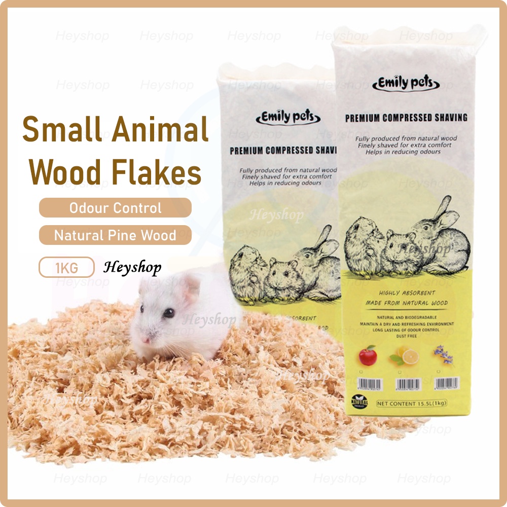 Picture of Emily Pets Wood Shaving 1kg Hamster Bedding Rabbit Pine Wood Shave ...
