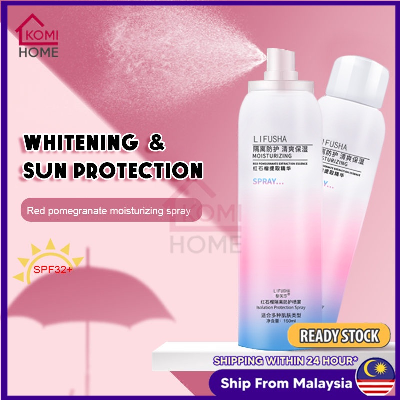 [150ml] Pomegranate Isolation Protection Spray Waterproof Sweat proof ...