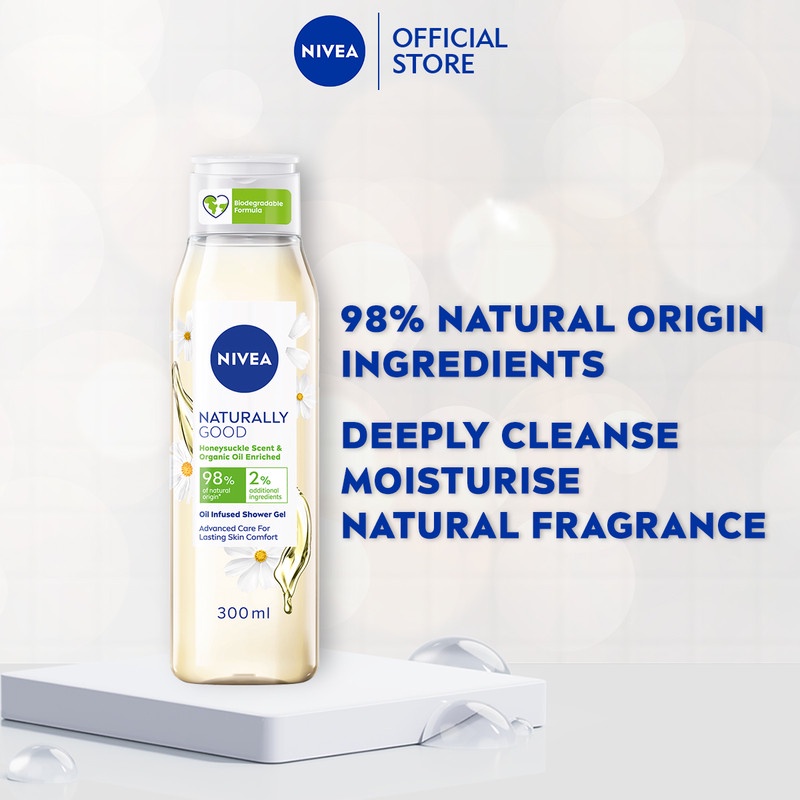 NIVEA Naturally Good Oil Infused Shower Gel