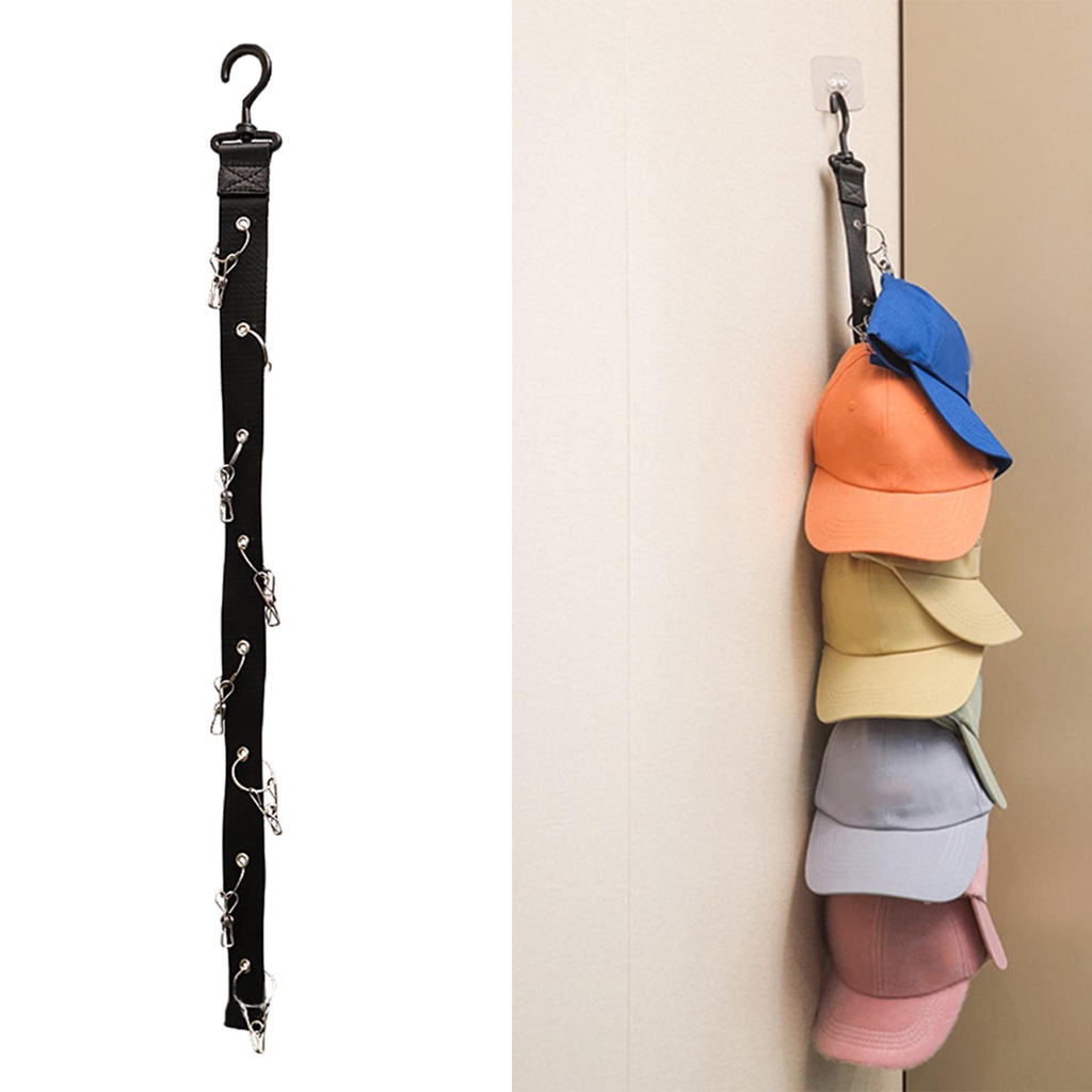 CYCHOME Hat Rack Organizer Hanging Hat Stand for Hats Golf Caps