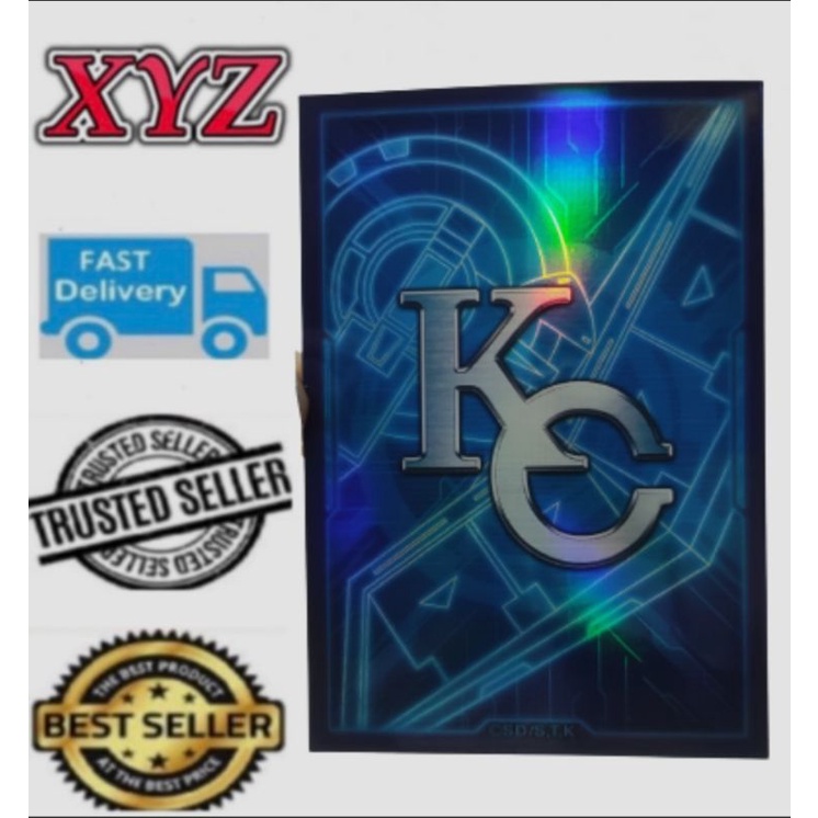 kaiba corporation card sleeves Yu-Gi-Oh! Kaiba Corporation Card Sleeves – The Games Corner main image 1