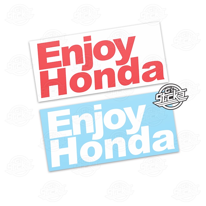 Enjoy Honda Decorative Car Sticker Kereta | Shopee Malaysia