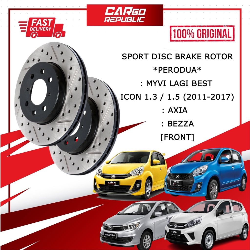 Questa Perodua Myvi Lagi Best (2011-2017) , Icon , Axia , Bezza Front ...