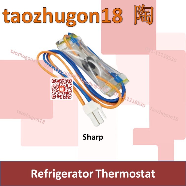 Sharp Defrost Thermostat Fridge Refrigerator Sensor Thermal Fuse Peti Sejuk Round Shopee Malaysia