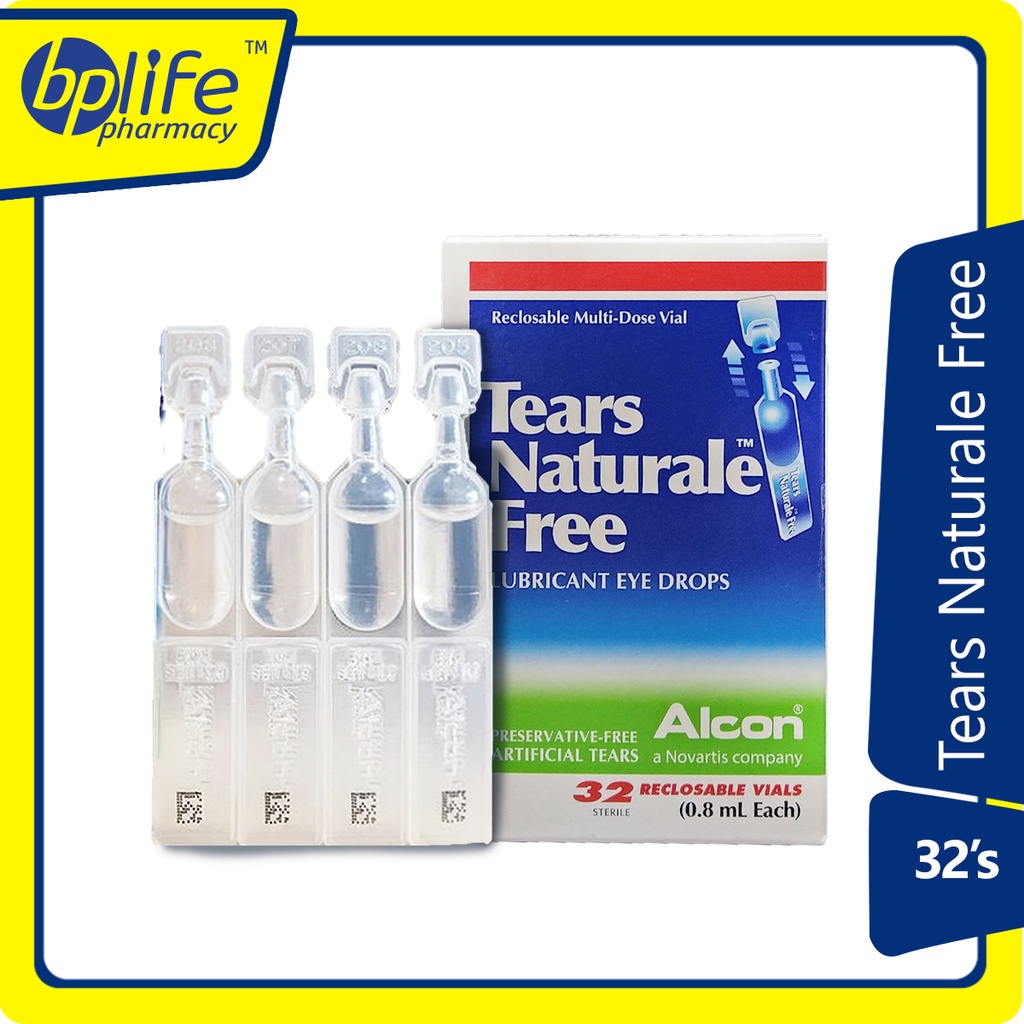 Tears Naturale Free 0.8ml x 32’s Lubricant Eye Drops Shopee Malaysia