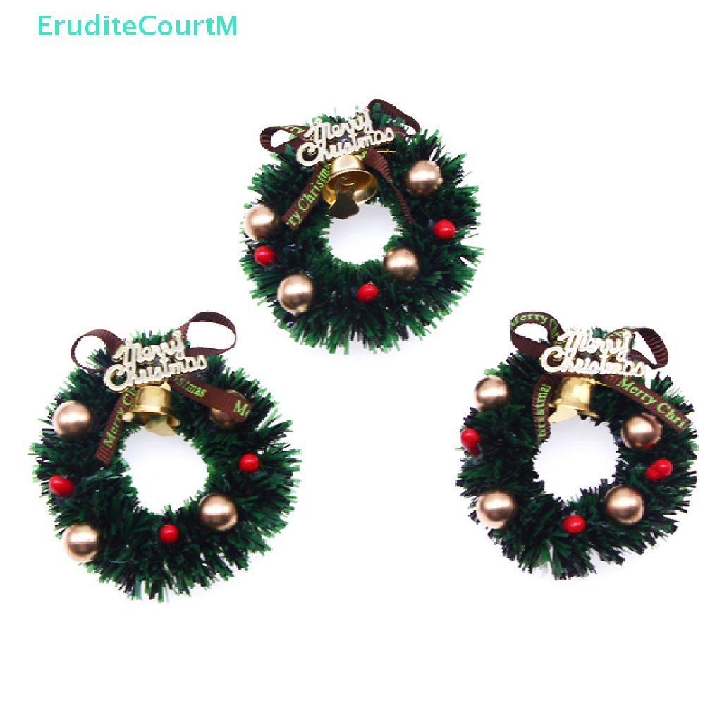 [EruditeCourtM] 1PC Dollhouse Miniature Mini Christmas Garland Xmas ...