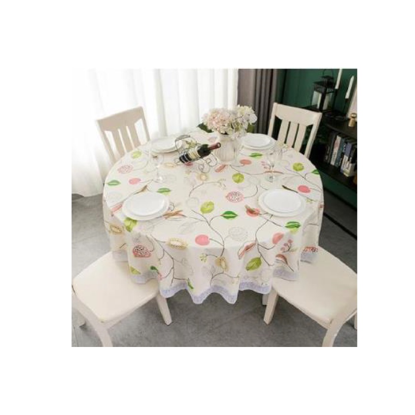 PVC TABLE ROUND COVER MULTI DESIGN (180cm*180cm) | Shopee Malaysia