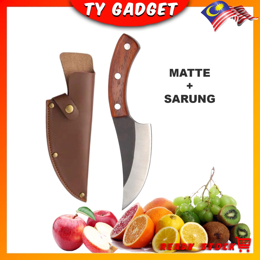 Matte Knife Professional Multi Purpose Knife / Pisau Lapah Hunter