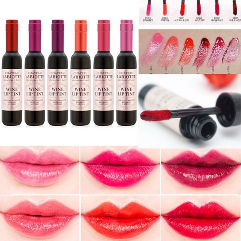 FAMOUS WINE LIP TINT WATERPROOF 24H LONG WEAR LONG LASTING WINE LIP