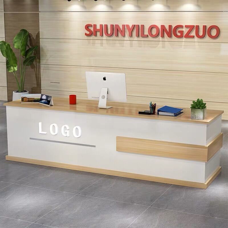 Company reception counter, front desk, information desk, clothing store ...