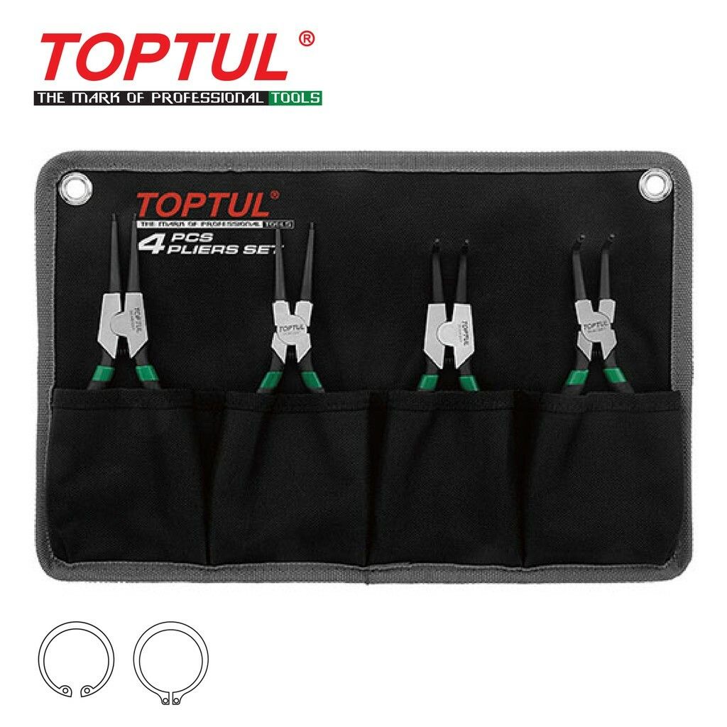 TOPTUL 4PCS Retaining Ring Pliers Set GPAQ0401 Shopee Malaysia