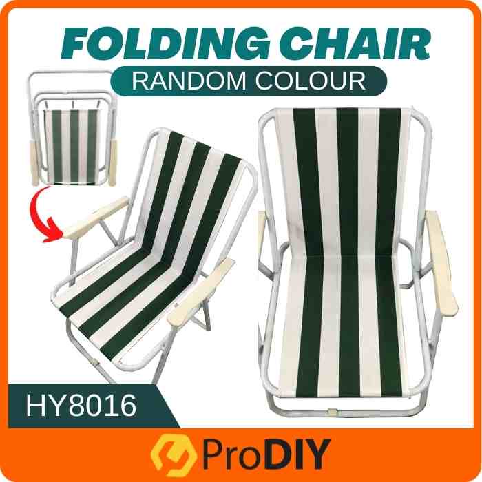 HY8016 Portable Folding Picnic Chairs for Outdoor and Indoor (RANDOM