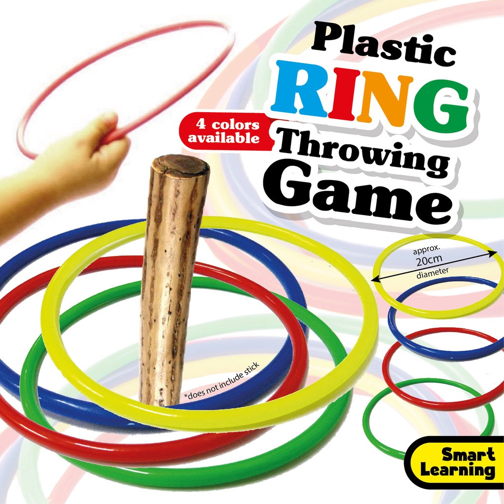 🔥READY STOCK🔥1 PCS 20CM QUALITY PLASTIC THROWING RING / HOOP RING