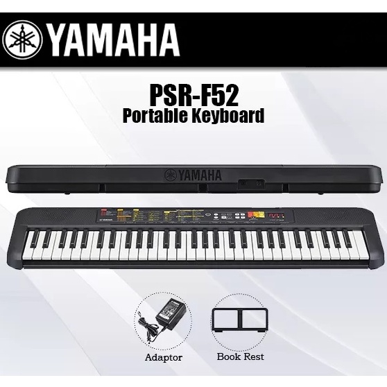 Yamaha PSR-F52 61-Key Portable Keyboard PSRF52 PSR F52 Beginner ...