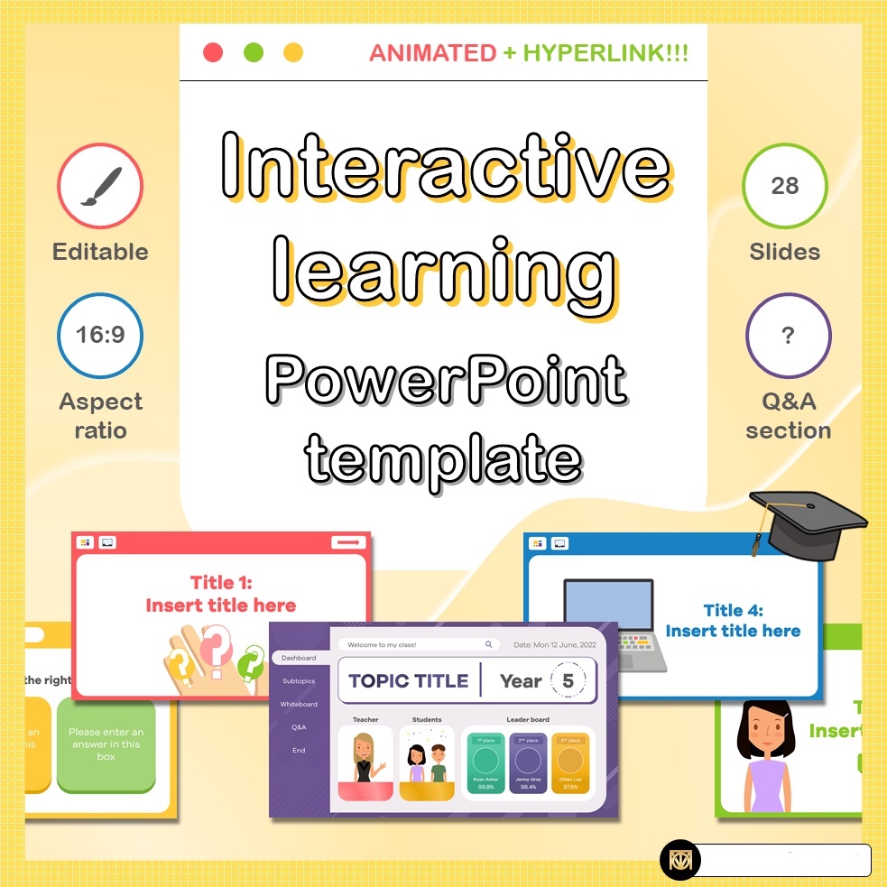 [Animated And Fully Customizable] Interactive Learning PowerPoint ...