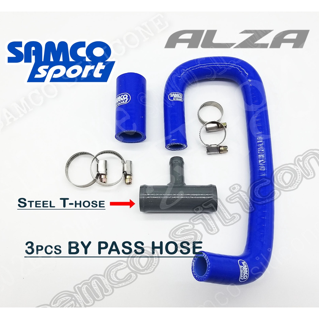 Samco Sport Radiator Hose Perodua Alza 1.5 5pcs set KIT By Pass Hose ...