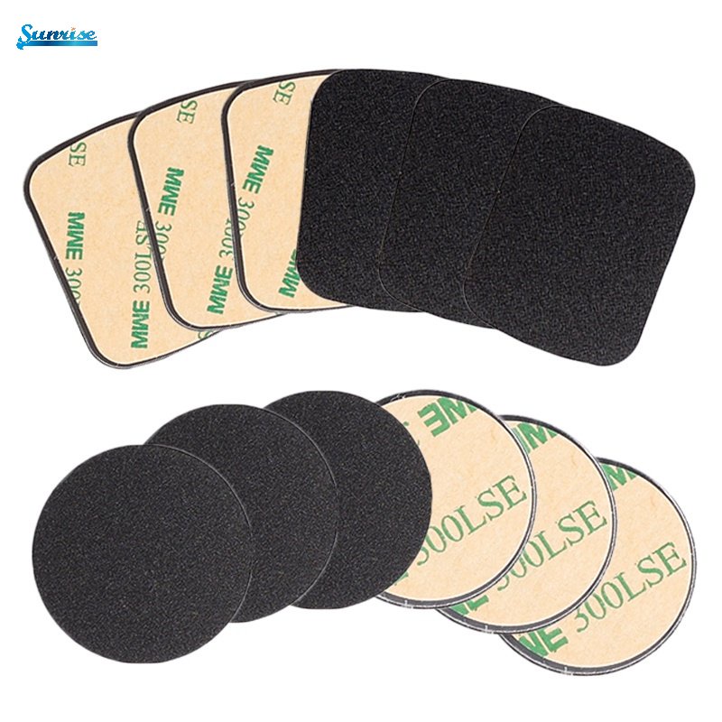 5Pcs Magnetic Metal Plates Sticker for Smart Phone Matte Black ...