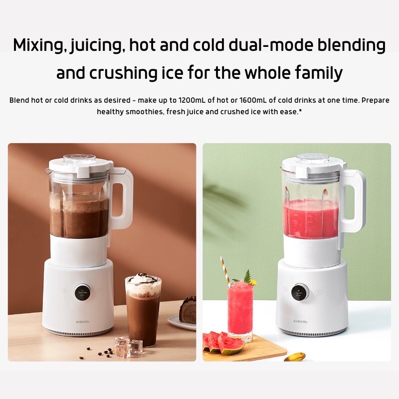 Xiaomi Mijia Smart Blender Blender Mixer Food Vegetable Processor Kitchen  Juicer Home Kitchen Cooking Machine With Mijia App