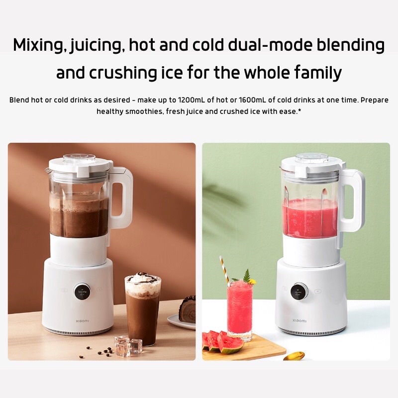 Xiaomi Mijia Smart Blender Blender Mixer Food Vegetable Processor Kitchen  Juicer Home Kitchen Cooking Machine With