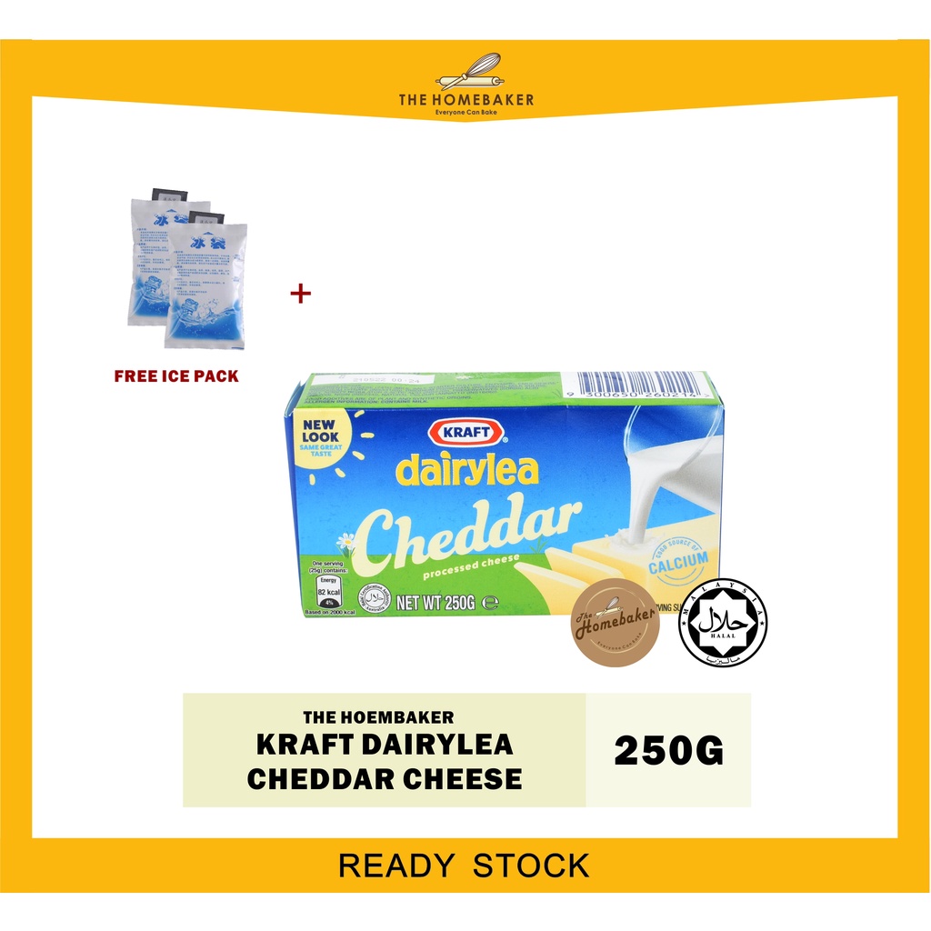 Kraft Cheddar Cheese Block 250g / 芝士 / Halal | Shopee Malaysia