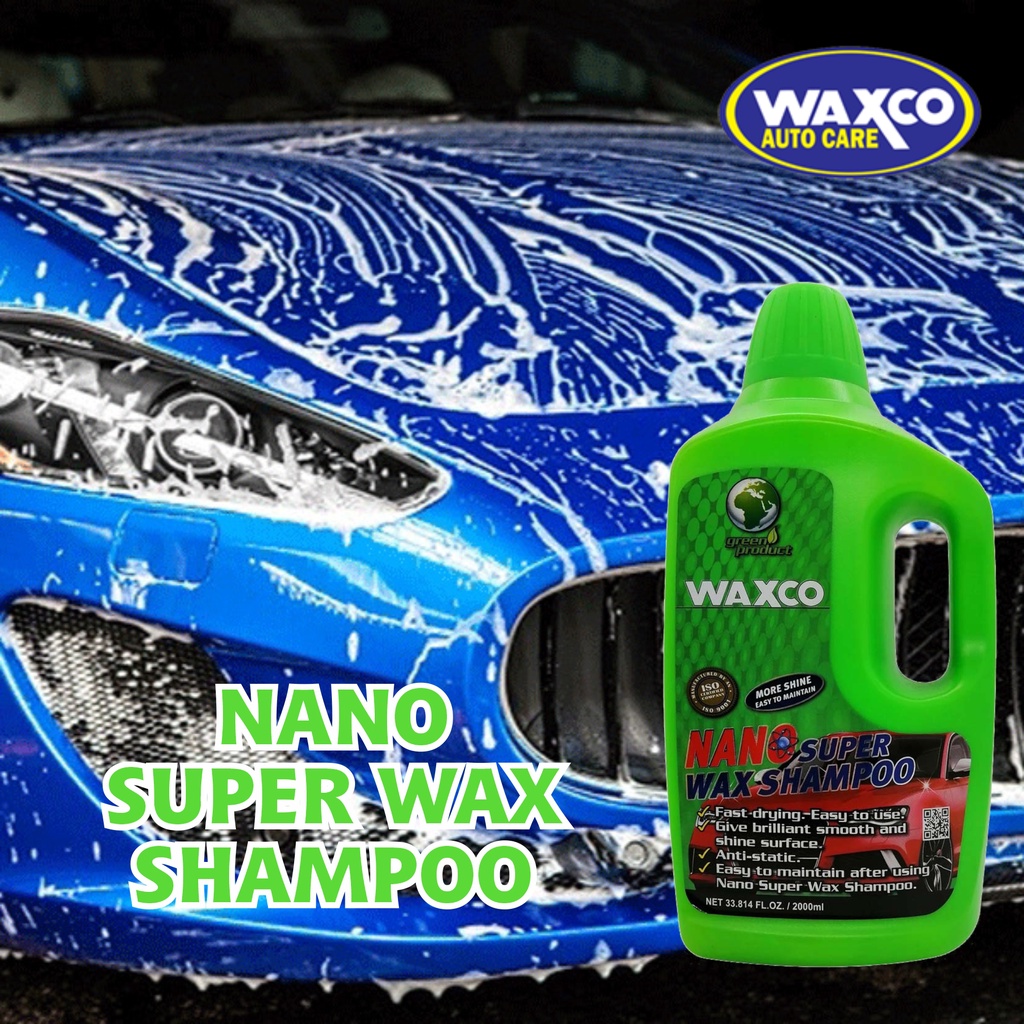 WAXCO Nano Super Wax Shampoo 1000 & 2000ml Shopee Malaysia