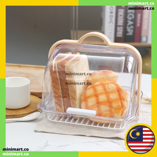 Transparent Plastic Toast Bread Storage Box, Food Storage