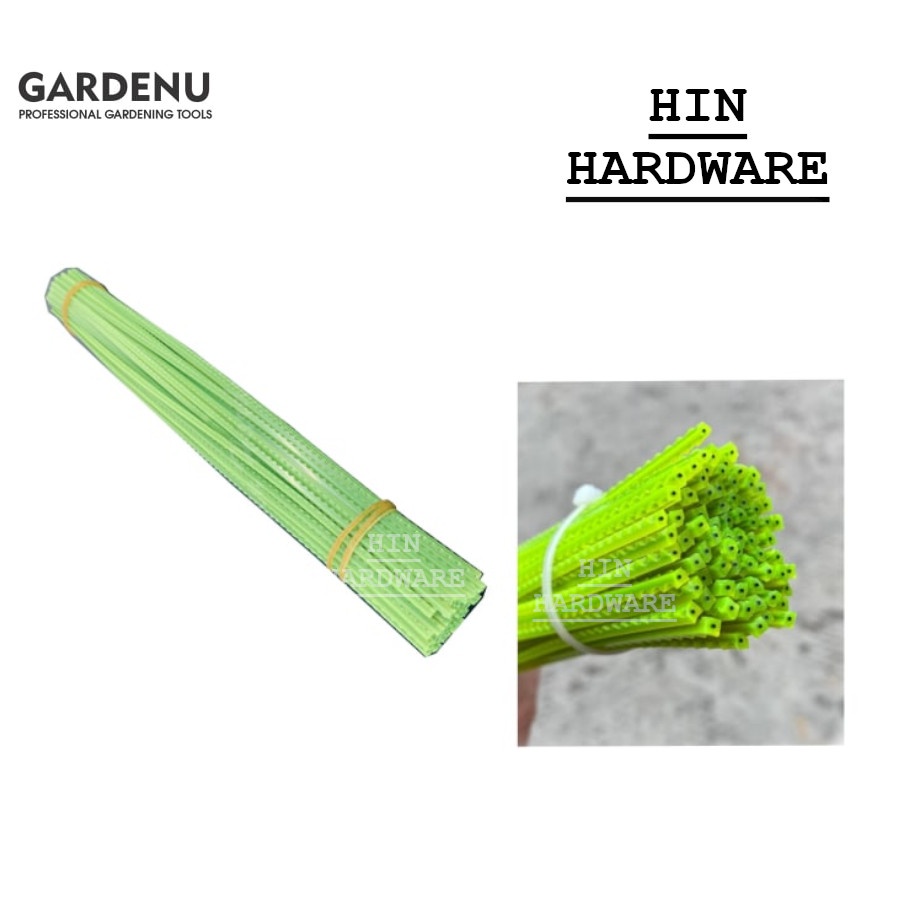HIN Premium Tali Mesin Rumput Hijau / Grass Trimmer Nylon Green Power ...