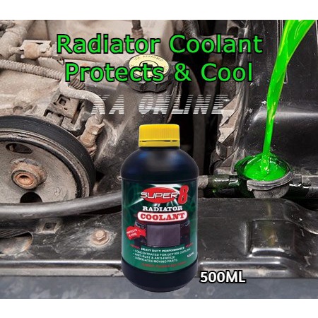 Car Motorcycle Lorry Radiator Coolant -500ml Protects & Cool Heavy Duty ...