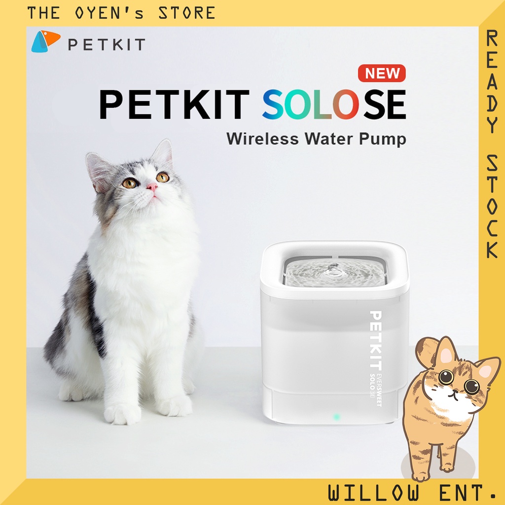 PETKIT Eversweet Solo Se Cat Water Fountain(1.8L) with Wireless Pump