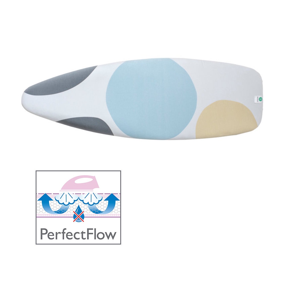 Brabantia Ironing Pad For Board Size D Cover 135 x 45 cm Perfect FlowSpring Bubbles Shopee