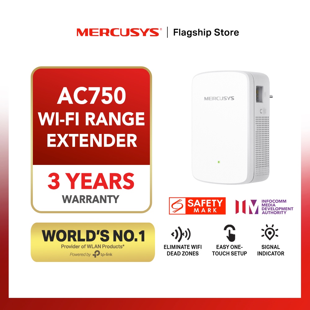 Mercusys ME12: Range Extender Wi-Fi N300 Veloce e Sicuro