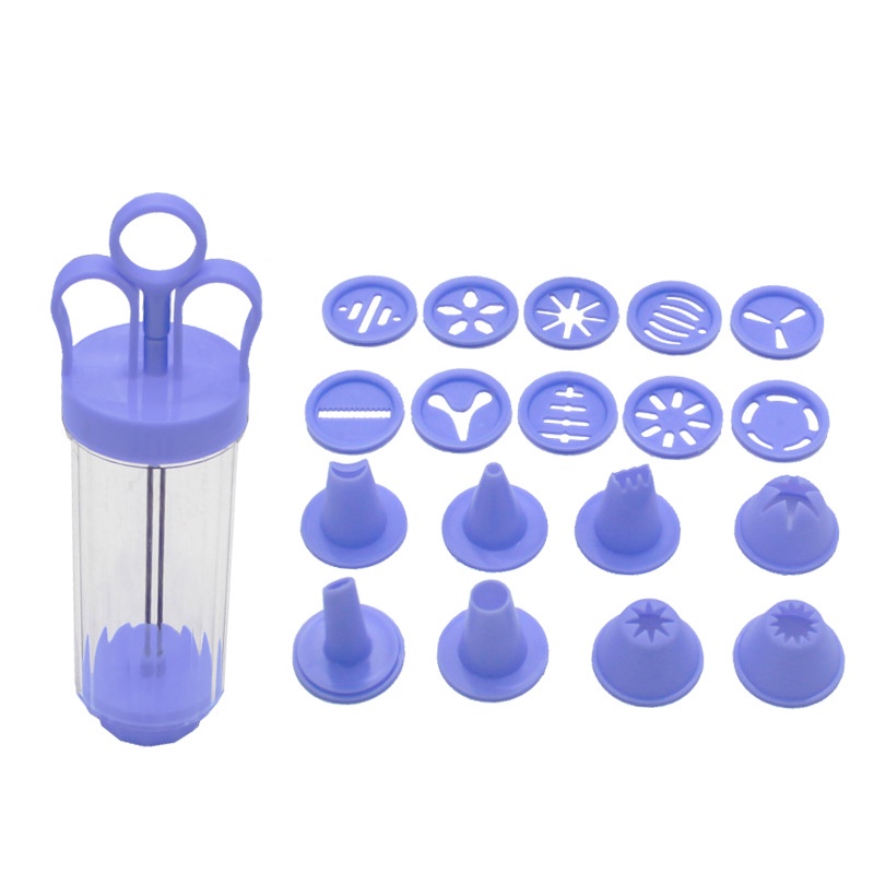 Diy Manual Cookie Press Maker Machine Gun Decorating Squeezing Machine ...