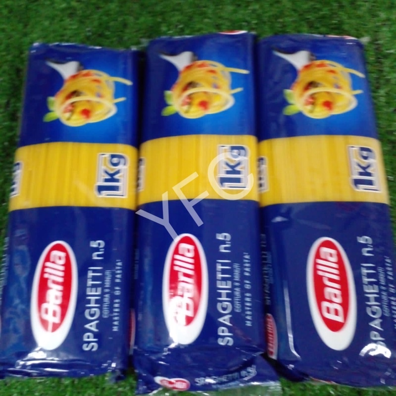 READY STOCK BARILLA SPAGHETTI N5 500GM / 1KG / PASTA / HALAL