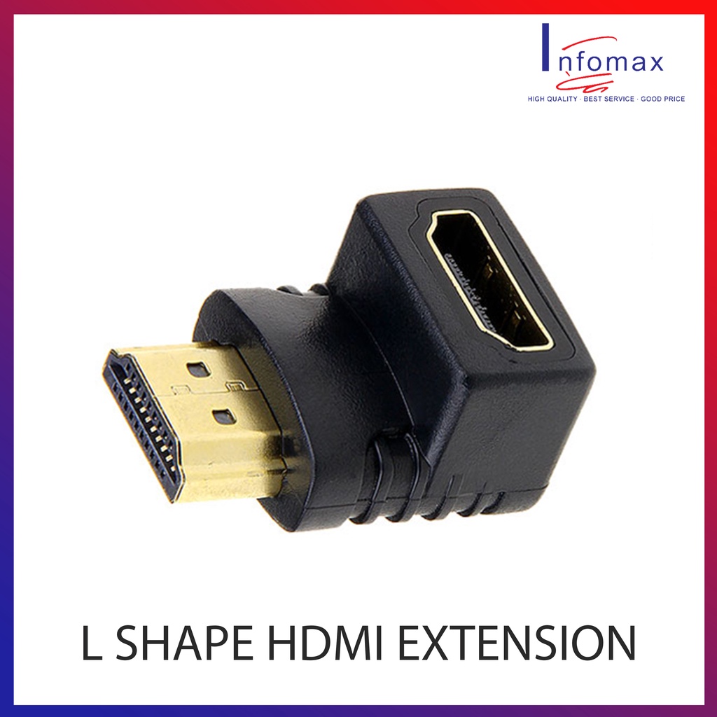 90 Degree Right Angle Hdmi Adapter Male To Female 90 Degree Hdmi Bend Hdmi Extension Male To