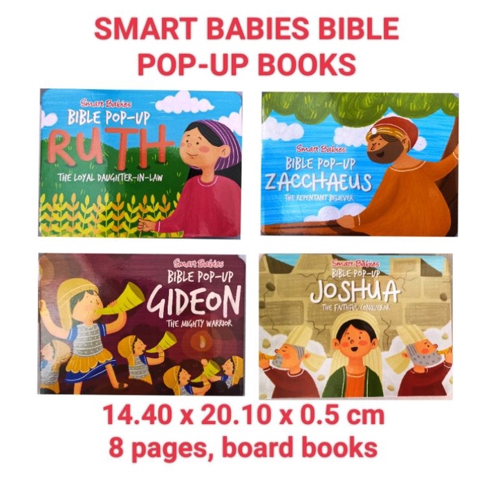 SMART BABIES BIBLE POP-UP STORY BOOKS (board books) | Shopee Malaysia