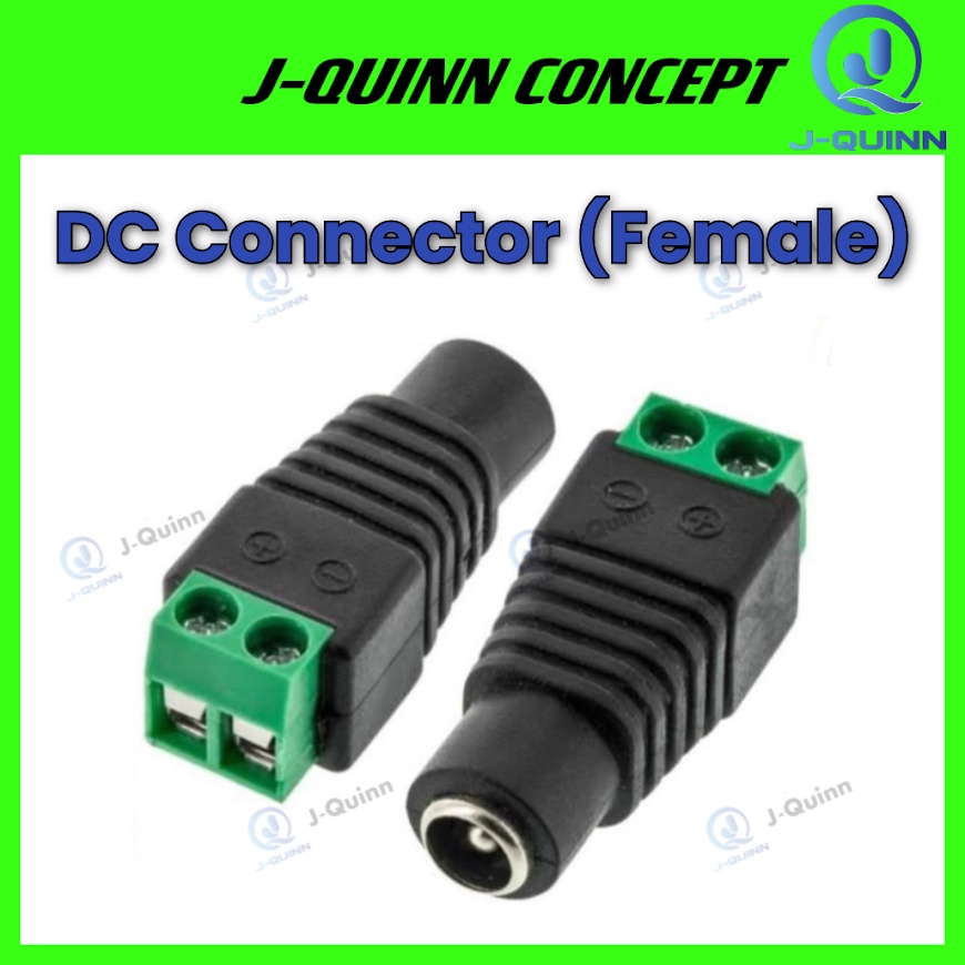 DC Power Female Connector Adapter Plug Cable (SCREW) Shopee Malaysia