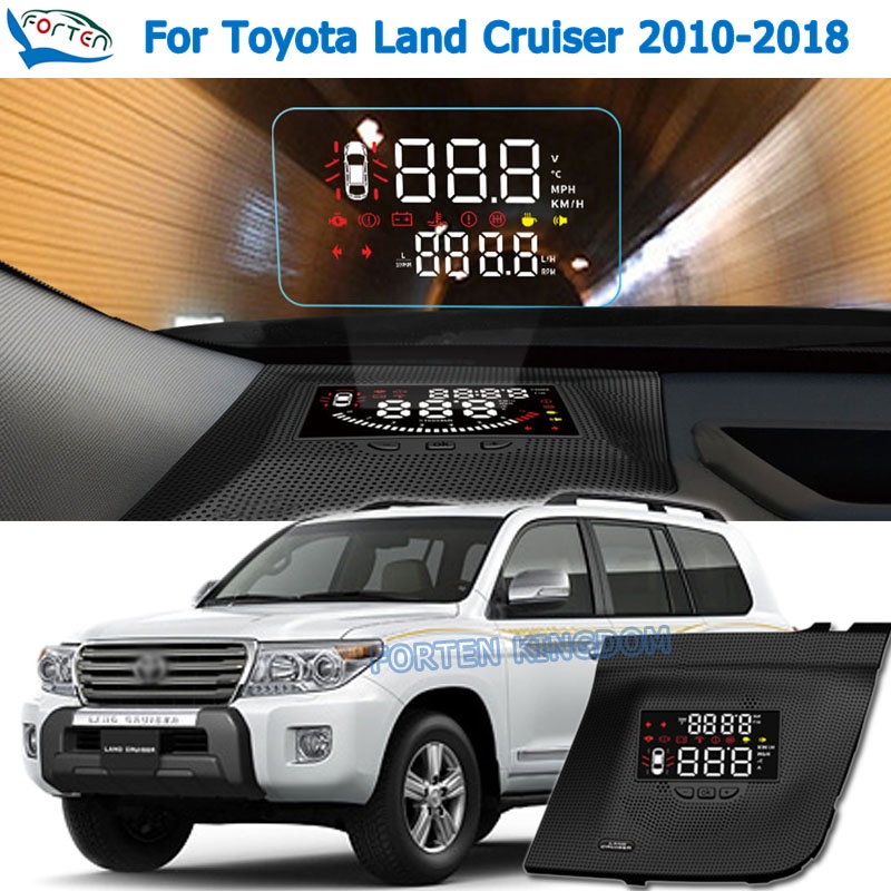 Car Electronic HUD Head Up Display Speedometer Projector For Toyota