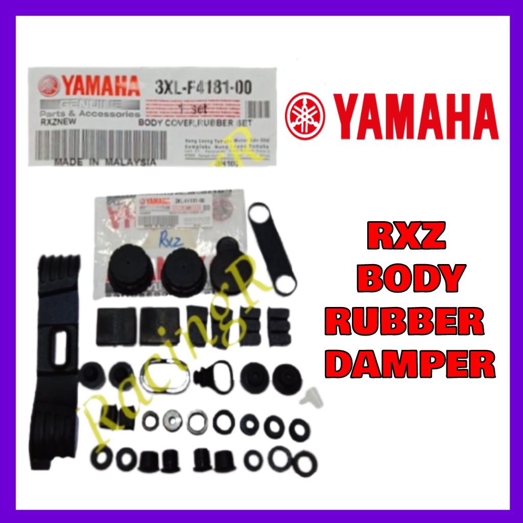YAMAHA RXZ MILLE BOSH MILI ORIGINAL GETAH BODY COVER RUBBER DAMPER ...