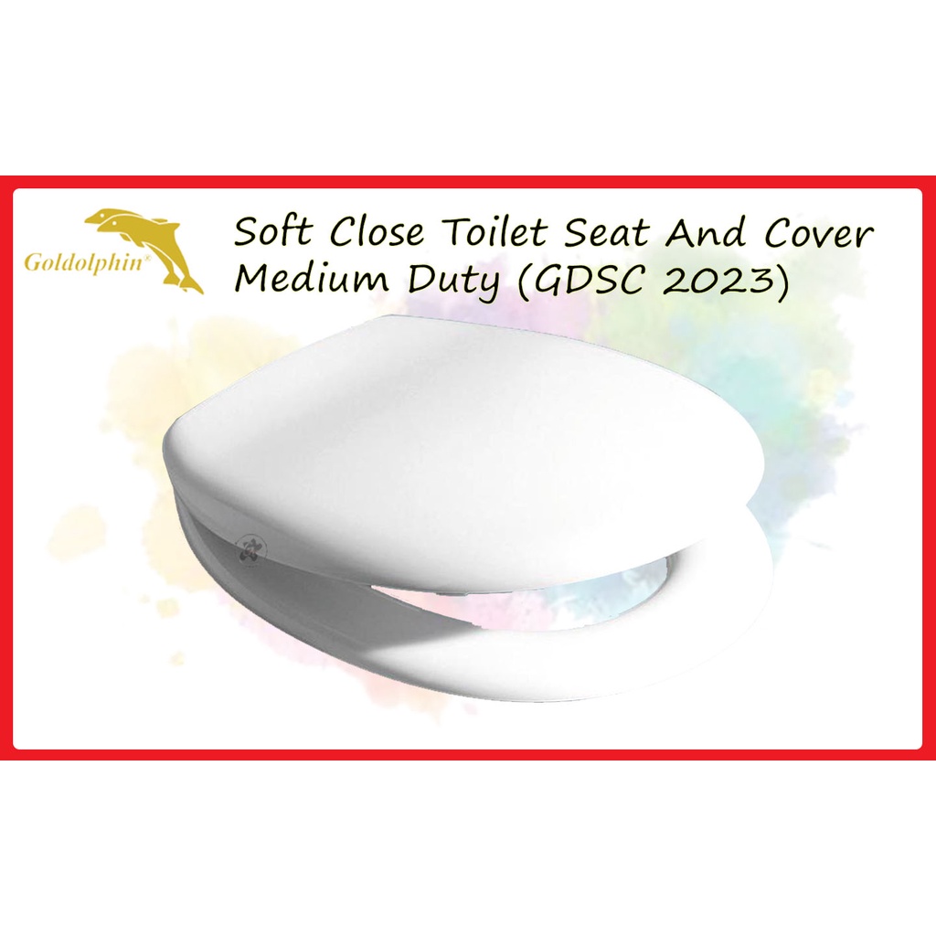 Goldolphin Heavy Duty Soft Closing Toilet Seat Cover GDSC 2023 Durable