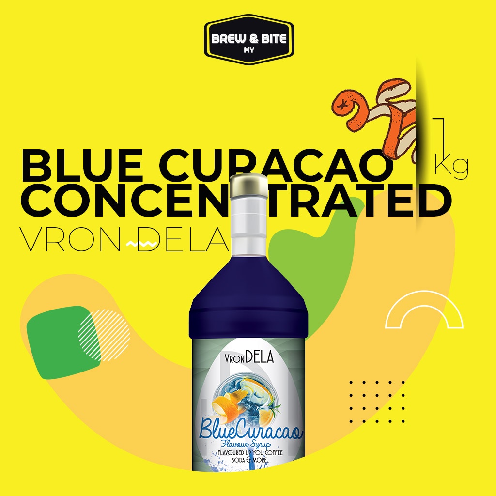 1KG SNOW BLUE CURACAO SYRUP CONCENTRATED (HALAL) Shopee Malaysia